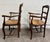Antique French Country Style Louis XV Style Ladder Back Rush Seat Arm Chairs For Sale - Image 10 of 10
