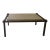 Formations for Dennis and Leen Iron & Travertine Coffee Table For Sale