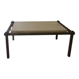 Formations for Dennis and Leen Iron & Travertine Coffee Table