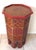 Vintage Moroccan Hand Painted Octagonal Pedestal Side Table For Sale - Image 10 of 10