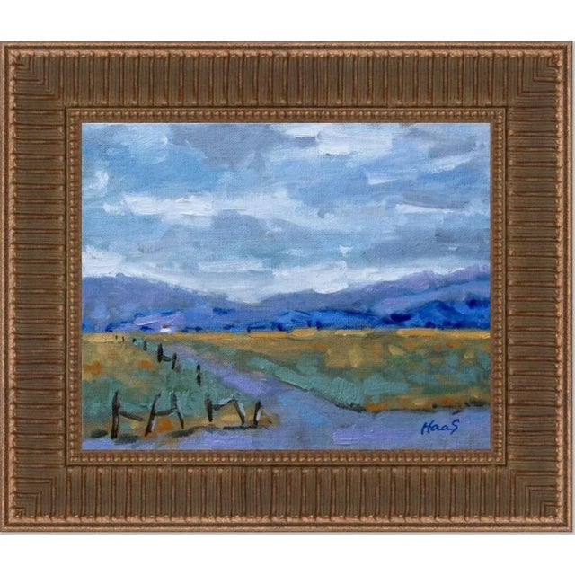 "Crossroads, Reno Nevada" Contemporary Desert Landscape Oil Painting For Sale - Image 4 of 10