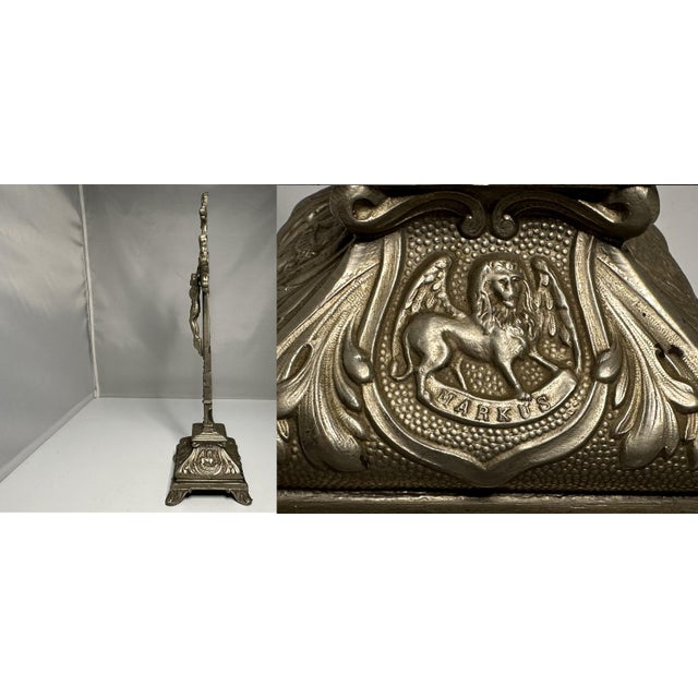 Antique French Altar Crucifix: Jesus Christ, Holy Trinity, Gospels c. 1900 For Sale - Image 6 of 10