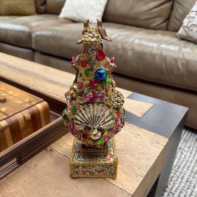 Vintage Scully & Scully Jeweled Hospitality Christmas Tree For Sale - Image 10 of 11
