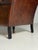 Fantastic sheepskin club chair / wingback armchair. High back. In perfect condition. Beautiful color and patina....