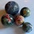 Modernist Mid-Century Sculpture of Experimental Glazed Pottery Moon Balls - Set of 5 For Sale - Image 4 of 16