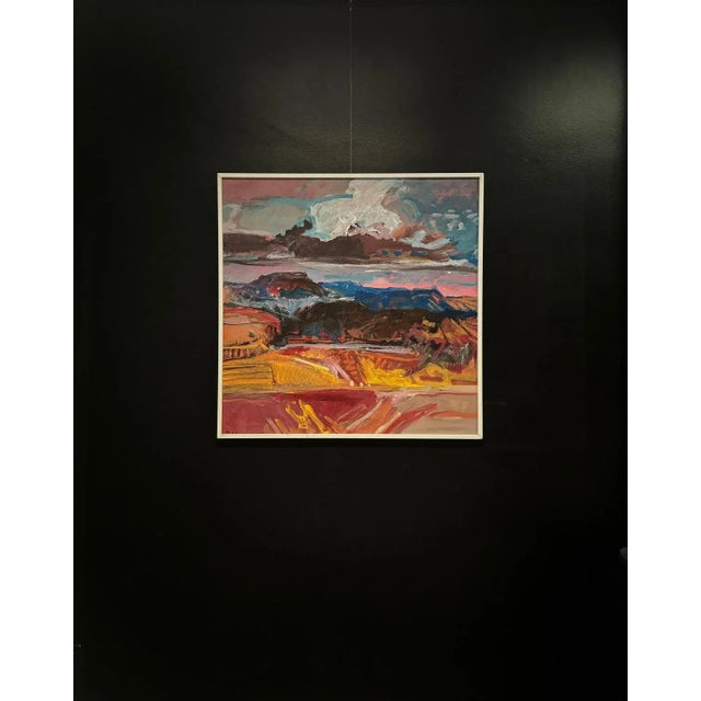 Jean Krillé’s paintings are known for their expressive use of color and dynamic, abstract forms, blending realism with...