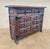 Rustic 1940s Spanish Rustic Carved Solid Wood Sideboard with Wrought Iron Details For Sale - Image 3 of 9