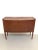 Refined mahogany sideboard with a warm, intense reddish color, 1950s, designed by Vanzania, a renowned Italian company...