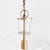 A classic mix of warm brass and seeded glass in grand scale, this pendant is a traditional fixture. Over an island, in an...