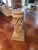 Greige French Style Painted Wood Pedestal For Sale - Image 8 of 8