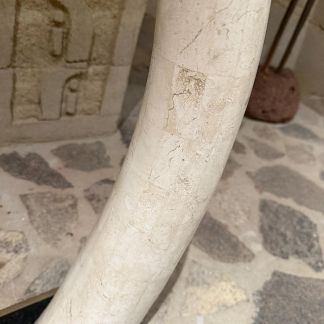 Hollywood Regency Faux Tusk Sculpture Marquis Collection of Beverly Hills For Sale - Image 12 of 16