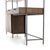 A mid-century-inspired design, greyish auburn poplar and raw iron fuse for a forward-thinking bookcase with modular...