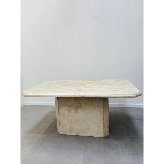 Dining Table in Travertine For Sale - Image 3 of 9