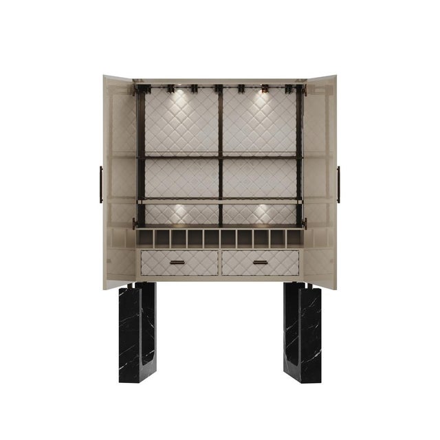 Black Lincoln Drink Cabinet by Porus Studio For Sale - Image 8 of 18