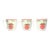 Christopher Radko “Holiday Celebrations, Red Trim” 3 Porcelain Mugs For Sale