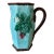 1880 English Majolica Hexagonal Pitcher For Sale