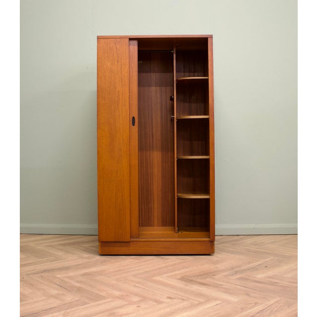 Teak Double Door Wardrobe from Austinsuite, 1960s For Sale - Image 6 of 12