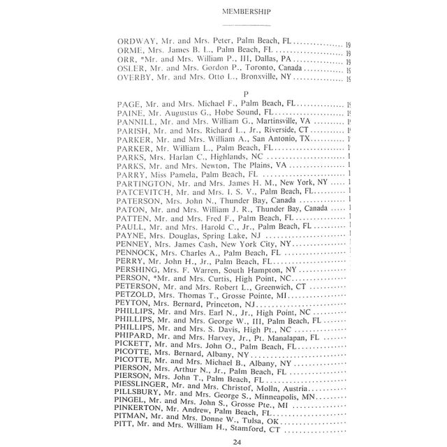 The Everglades Club 1991-1992 Members Annual For Sale In New York - Image 6 of 11