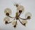 Metal Vintage Chandelier in Brass, Aluminium and Glass, 1970s For Sale - Image 7 of 12