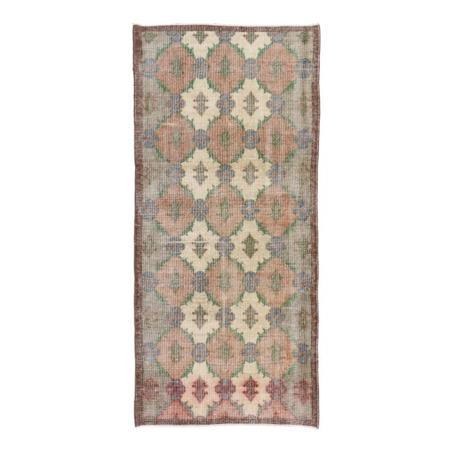 Vintage Turkish Sivas Rug - 02'11 x 06'03 For Sale