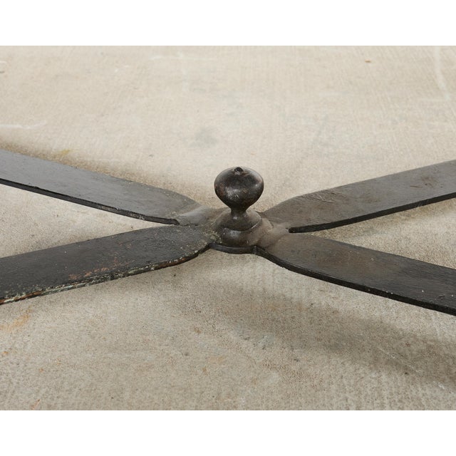 Monumental Italian Mosaic Marble Top Specimen Cocktail Table For Sale - Image 15 of 18