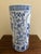 Vintage Chinoiserie Blue and White Porcelain Umbrella Stand For Sale In South Bend - Image 6 of 7
