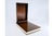 Wooden Notepad Holder with Silver Applications For Sale - Image 4 of 11