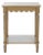 Heaven Scalloped Accent Table in Desert Brown For Sale
