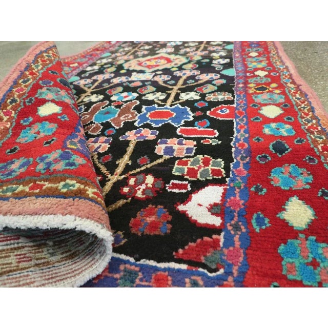 Red Vintage Persian Hamadan Rug – Size: 2' 9" X 5' 9" For Sale - Image 8 of 9
