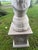 Vintage Hollywood Regency Concrete Horse Head Bust Sculpture Monumental Pedestal For Sale - Image 9 of 14