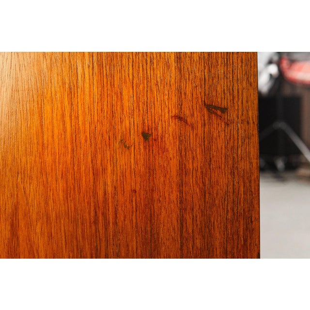 Mid-Century Roll-Top Cabinet in Teak For Sale - Image 16 of 17