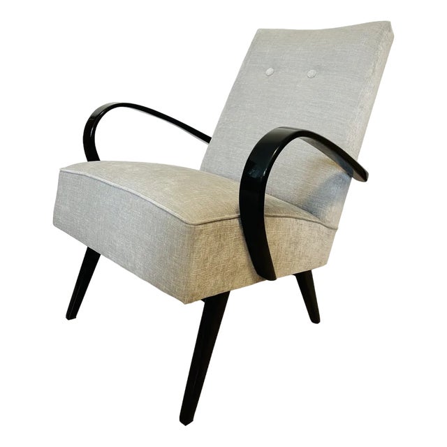 Vintage Armchair by Jaroslav Smidek for Ton, 1960s For Sale