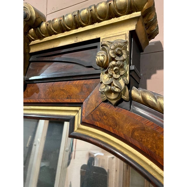 American Large Antique Pier Mirror For Sale - Image 3 of 12