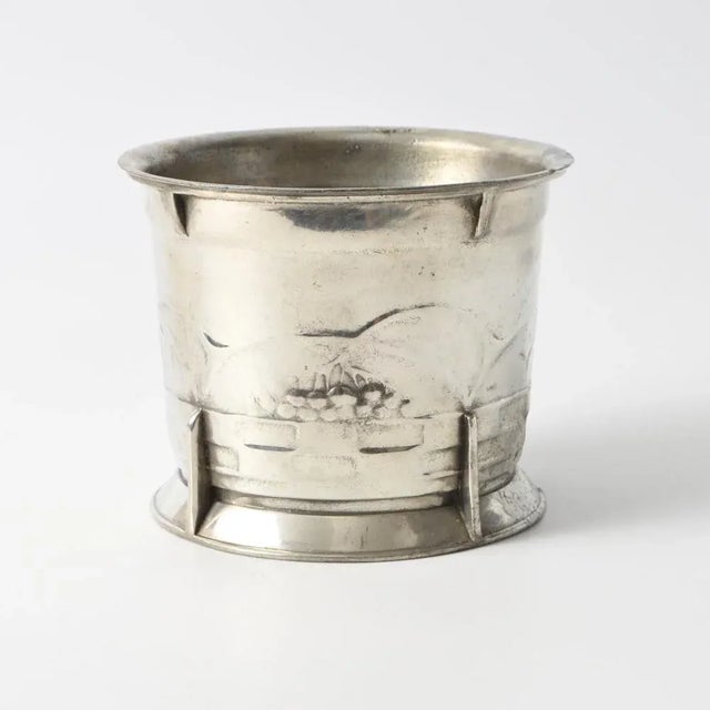 Art Nouveau Wine Bottle Holder from Kayserzinn, 1900s, 1890s For Sale - Image 5 of 10