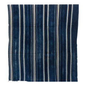 Vintage African Mossi "White Volta" Indigo Throw