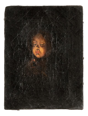 Chiaroscuro Portrait, 19th Century, Oil on Canvas