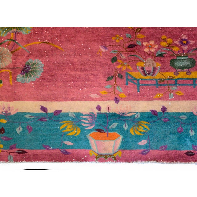 Early 20th Century Chinese Art Deco Rug For Sale - Image 4 of 12