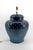 Vintage French Blue Ceramic Lamp, 1950s For Sale - Image 12 of 12