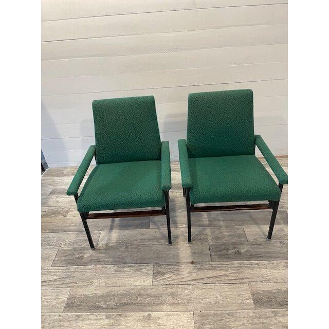 Vintage chairs 2 x model: belmondo,, 1975,[ height adjustable ] in original very good condition height is adjustable ! 199...