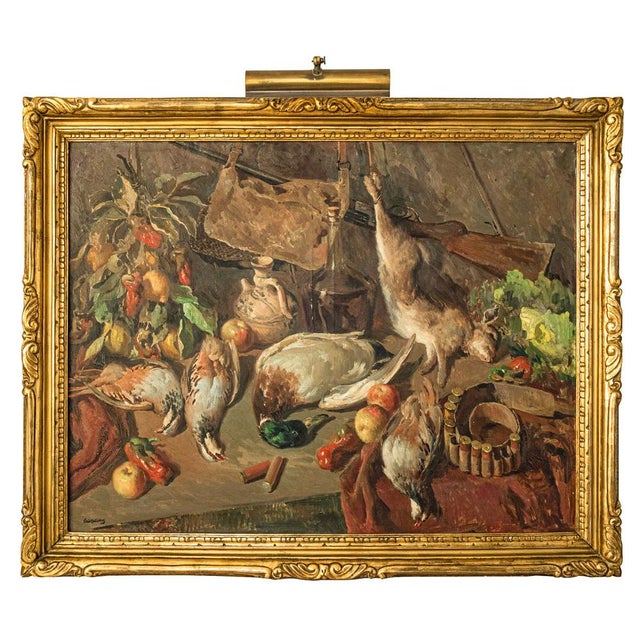 José Maria Vila Canyelles, The Chef's Banquet Still Life, 1920s, Oil on Canvas For Sale - Image 3 of 10