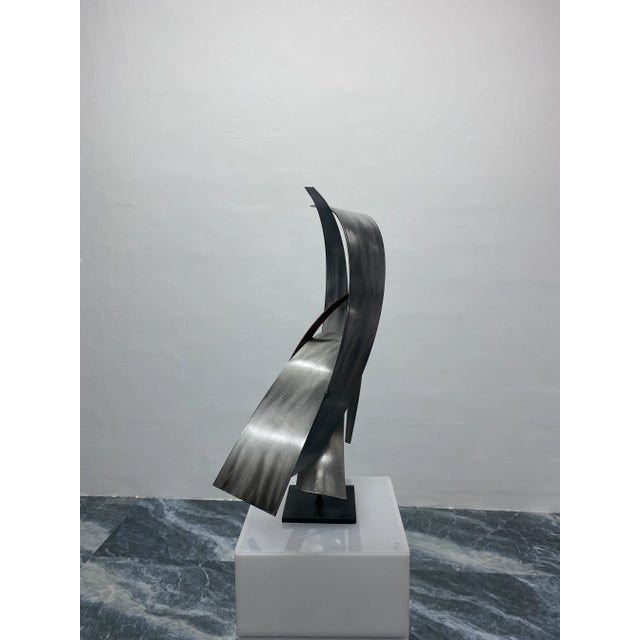 Curtis Jere Curtis Jere Artisan House Modern Steel and Copper Sculpture, 2009 For Sale - Image 4 of 10