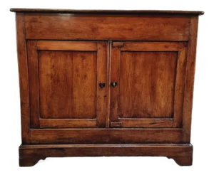 Antique French Mill Work Cabinet in Oak and Cherry