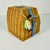 Rustic 1990s Vintage Arts & Crafts Adirondack Rustic Faux Wicker Fishing Basket Tissue Box Cover For Sale - Image 3 of 11
