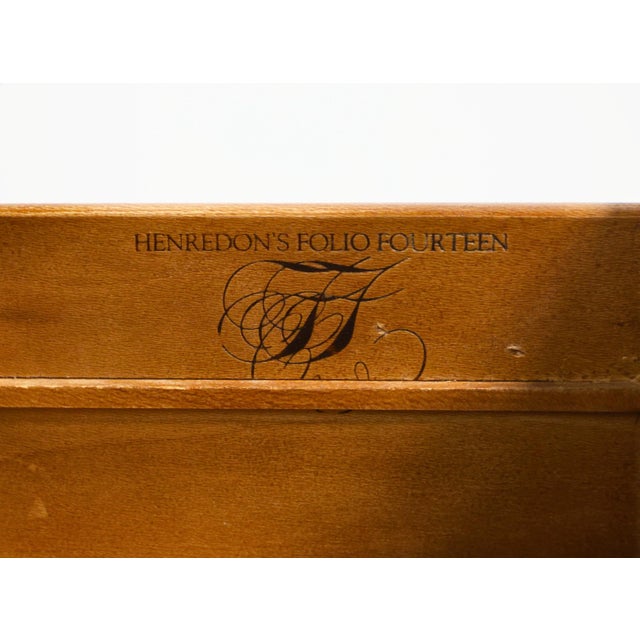 Henredon Folio Fourteen Mahogany Chippendale Chest of Five Drawers For Sale - Image 10 of 12