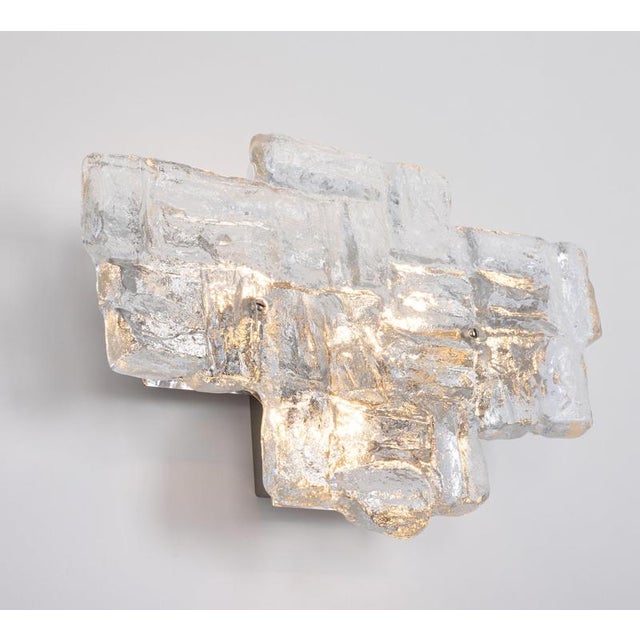 Large Vintage Murano Wall Light from Kalmar, Austria, 1960s For Sale - Image 9 of 13