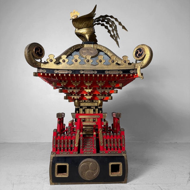1920s Japanese Mikoshi Portable Shinto Shrine, 1920s For Sale - Image 5 of 18