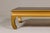 Gold Lacquered Ming Dynasty Style Chow Leg Coffee Table with Carved Apron For Sale - Image 11 of 12
