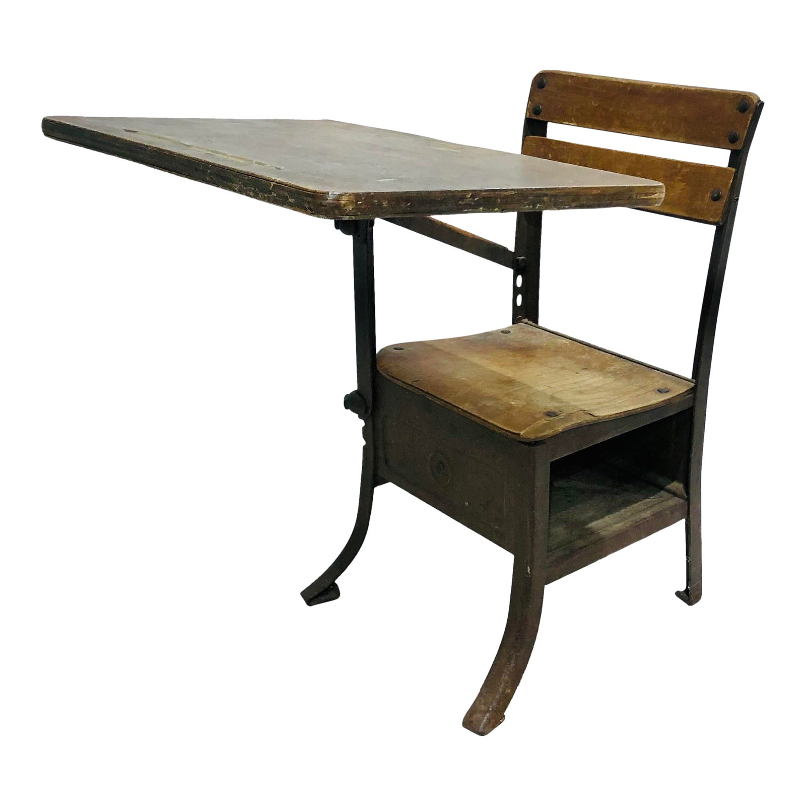 Antique Children’s School Desk Chairish