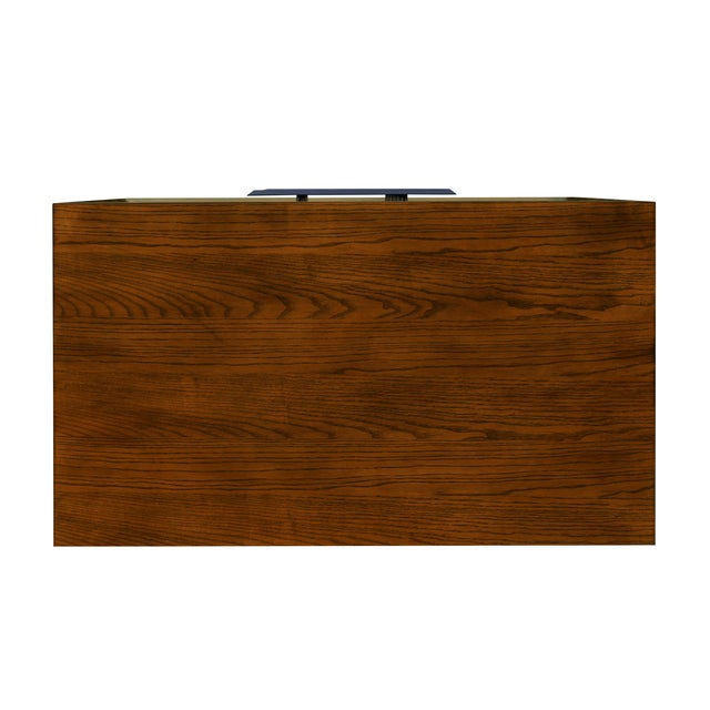 Wood Emery Walnut 5 Drawer Chest For Sale - Image 7 of 9