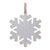 Contemporary Snowflake and Deer Ornament Set of 12  5.25"H & 6"H Metal/Jute For Sale - Image 3 of 4
